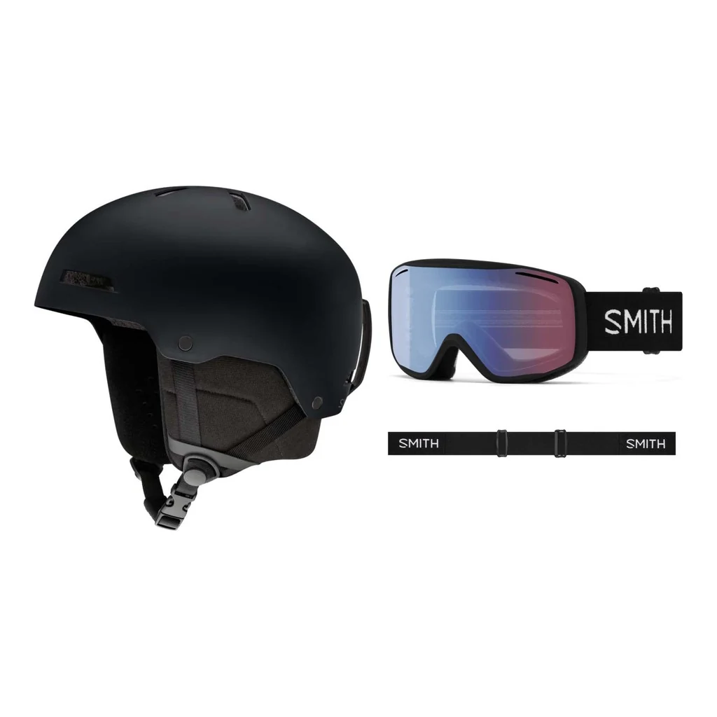 Smith Rodeo Adult Helmet 2027 with Rally Goggles Package