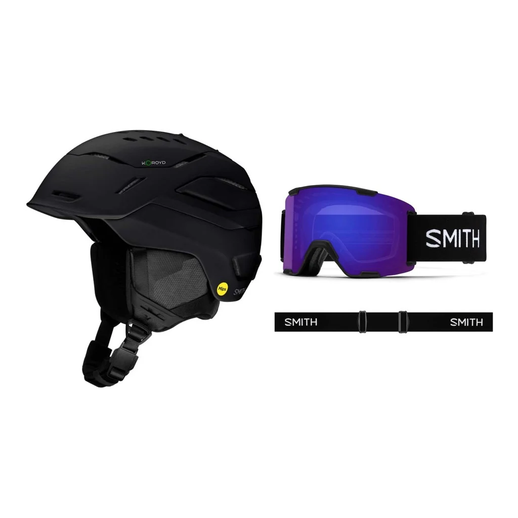 Smith Vantage 2 MIPS Adult Helmet 2027 with Stash XL Goggles Package