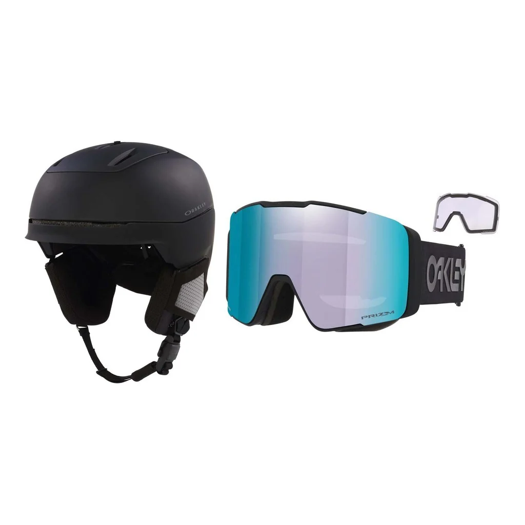 Oakley MOD5 MIPS Helmet 2027 with Line Miner Pro L Goggles Package