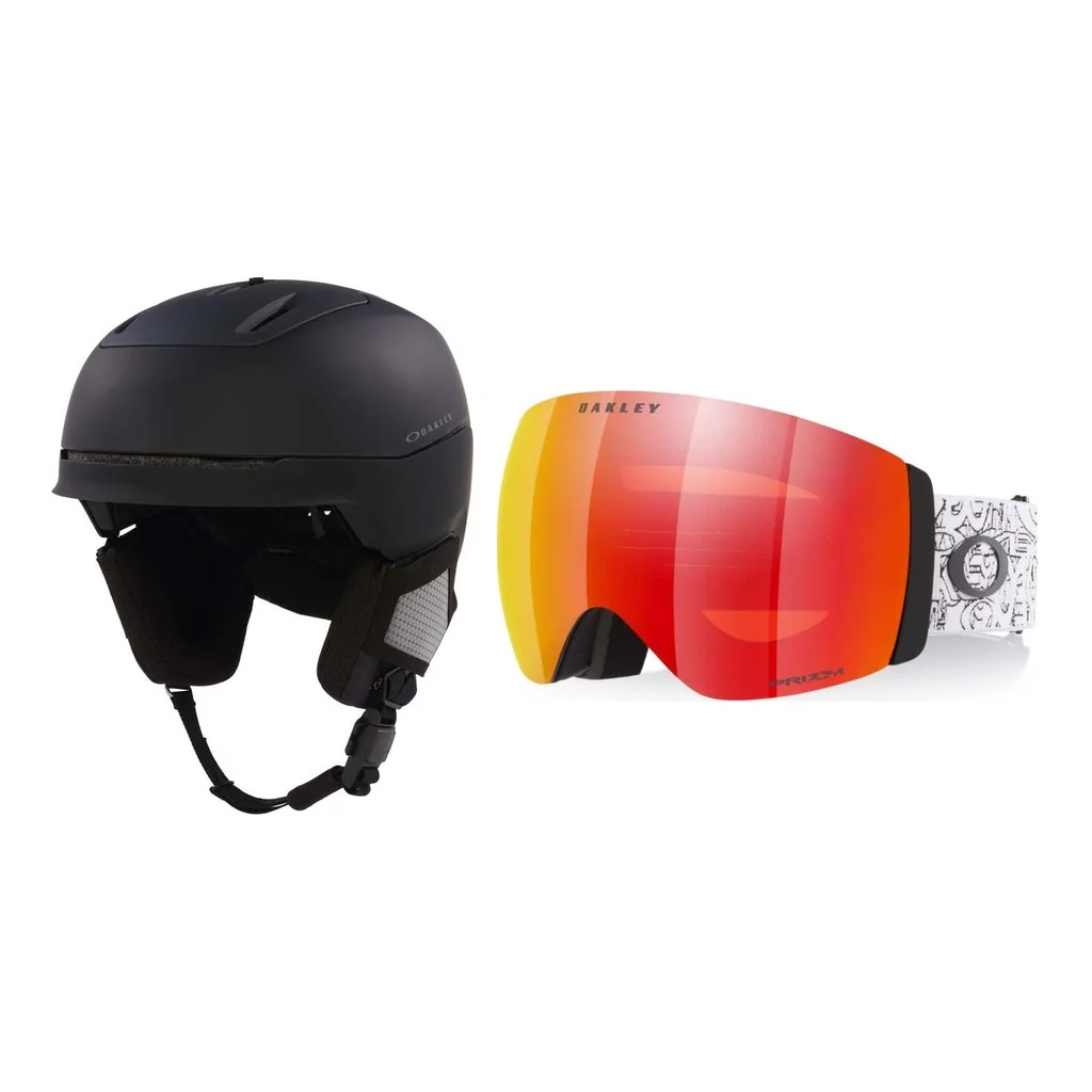 Oakley MOD5 MIPS Helmet 2027 with Flight Deck Pro L Goggles Package