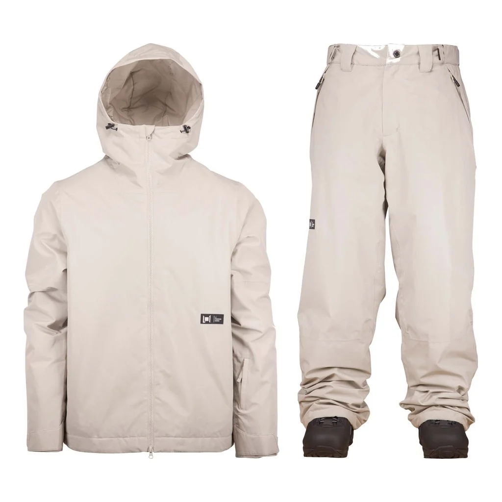 L1 Chroma Mens Jacket 2027 with Chroma Pants Package (Pale Grey)