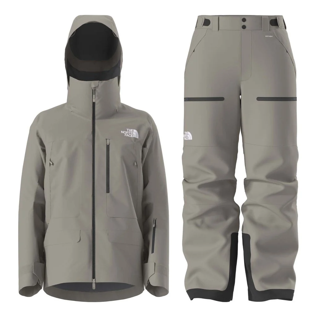 North Face Summit Verbier GTX Jacket Mens 2027 with Chakal Pants Package (Stone Slab)