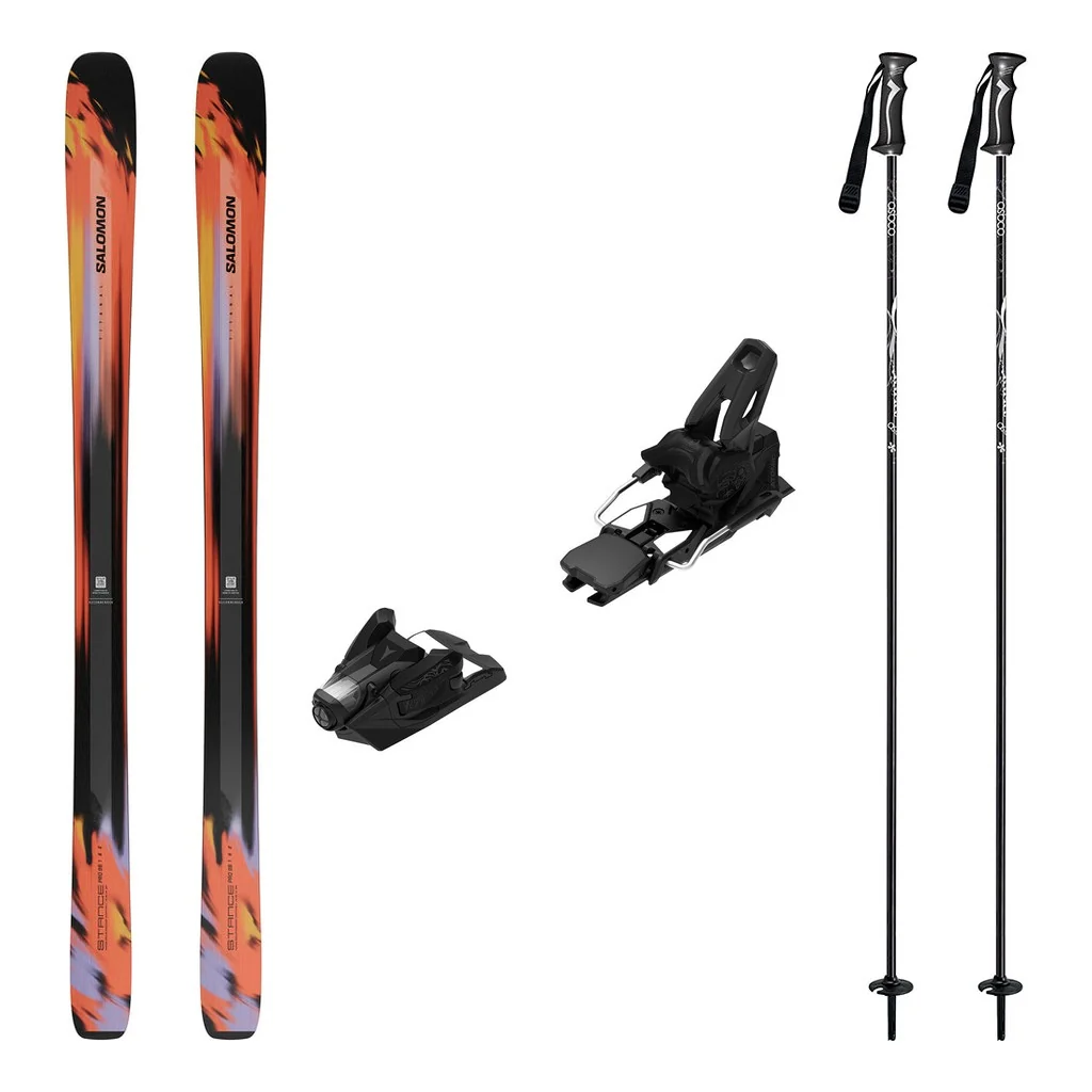 Salomon Stance Pro 96 Skis 2027 with Strive 14 Bindings Ski Package