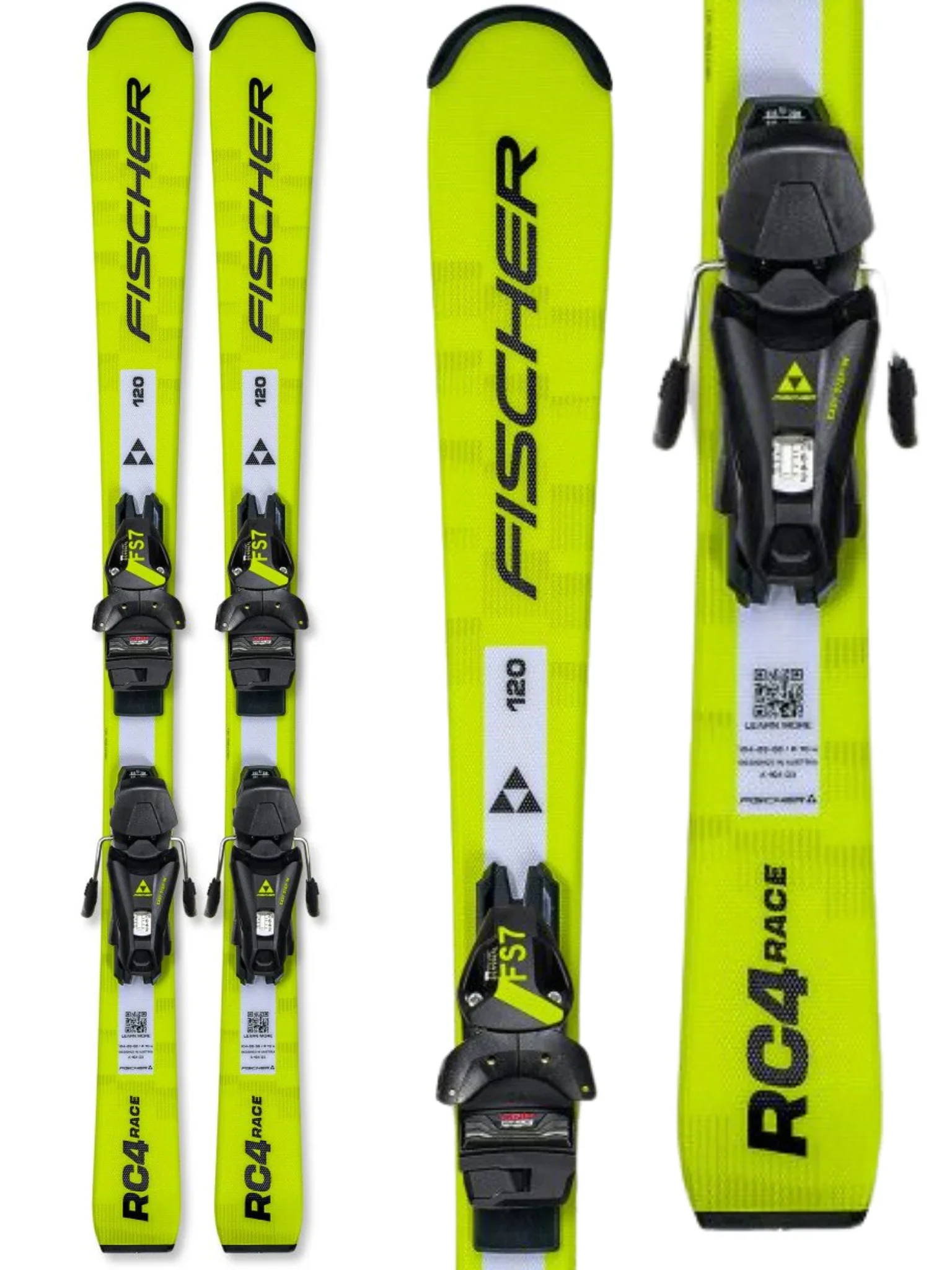 Fischer RC4 Race Jr 130-150 (with FJ7 GW CA JRS System Bindings) Kids Skis 2027
