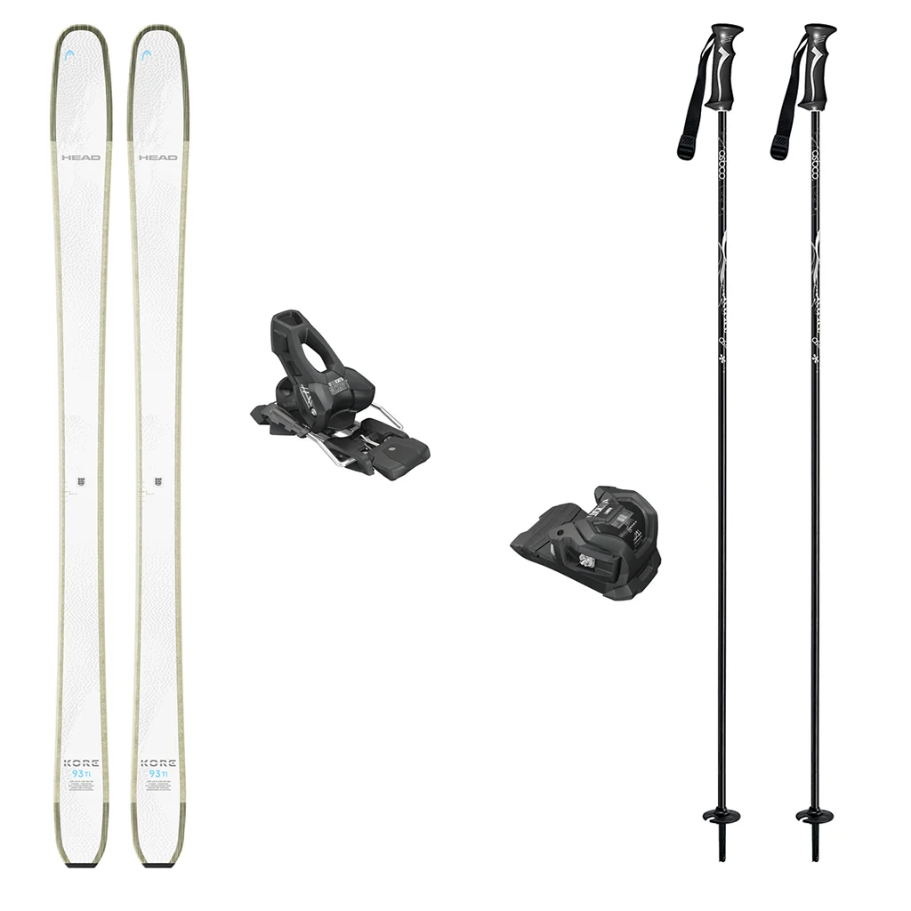 Head Kore 93 TI Skis 2026 with Tyrolia Attack LYT 11 Binding Womens Ski Package
